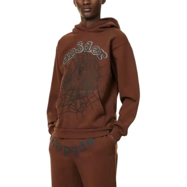 Sp5der X Travis Scott ComplexCon Exclusive Rhinestone Web Hoodie-2