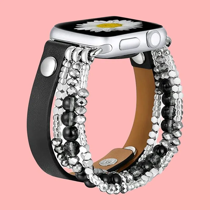 XINGYAAN Watch Band Apple Compatibility Leather-9