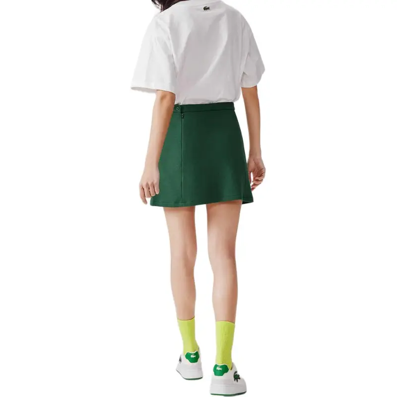 LACOSTE Casual Short Skirts Women's Green-3
