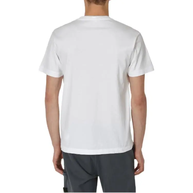 STONE ISLAND Logo Patch Crewneck T Shirt-3