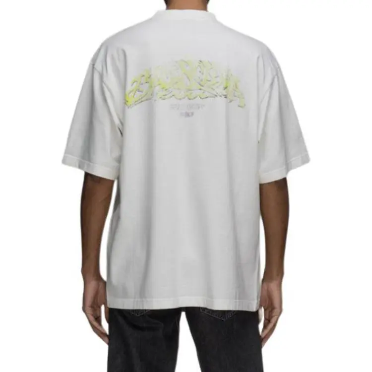 Balenciaga T-Shirt Regular Fit Men's Gray-6
