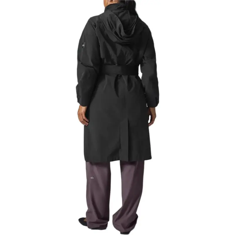 Alo Yoga Trench Coat Women's Brown-3