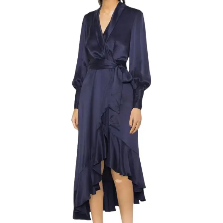 Zimmermann Wrap Satin Midi Dress-2