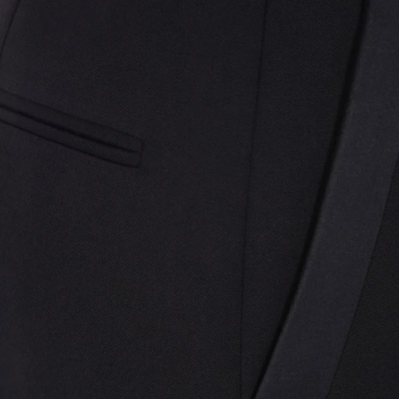 SAINT LAURENT High Waist Tuxedo Pants-6