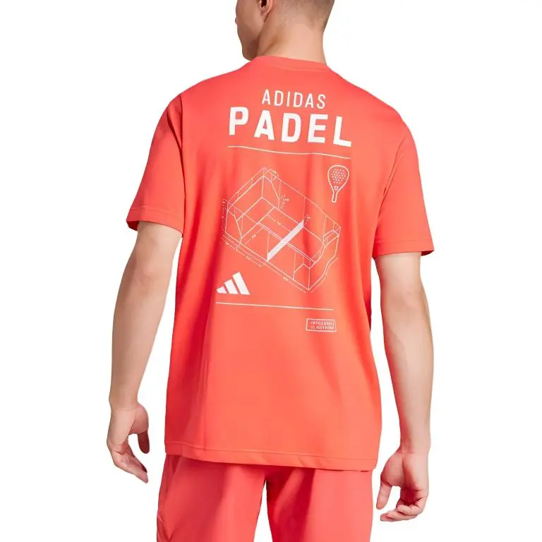 Adidas Free Shipping With AdiClub Padel Category Graphic Tee-2
