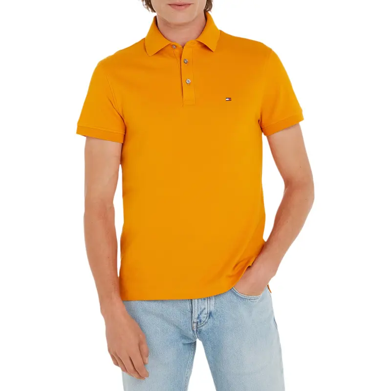 Tommy Hilfiger 1985 Series Polo Shirt Men's Sun Orange-4