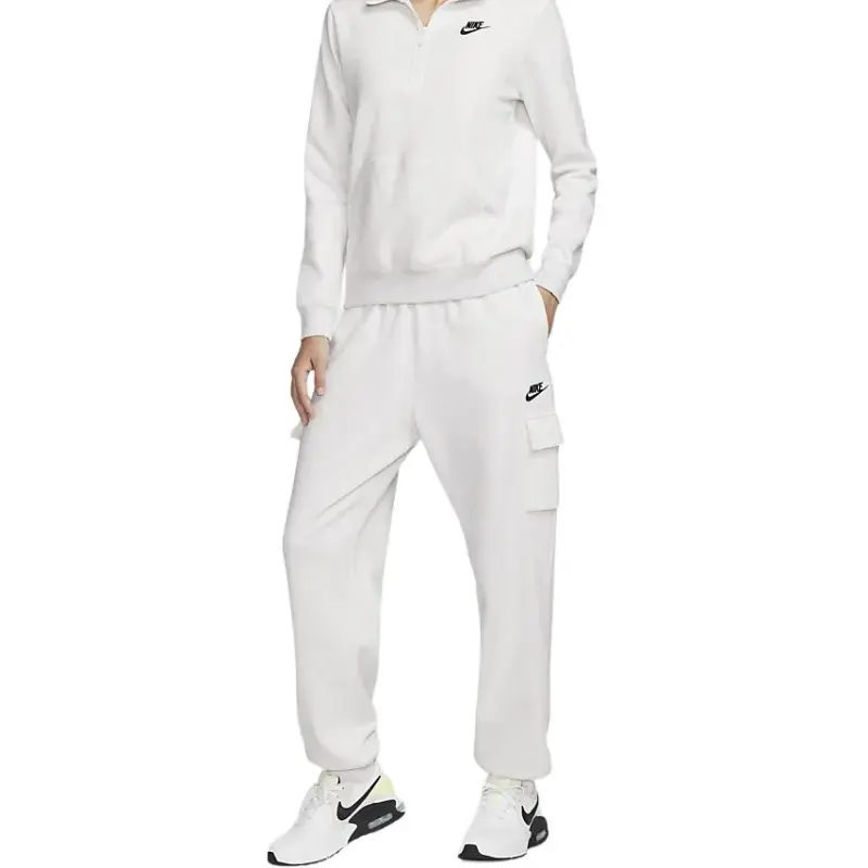 Nike Sportswear Club Fleece Knitted Sweatpants Women's Birch Heather/White-4