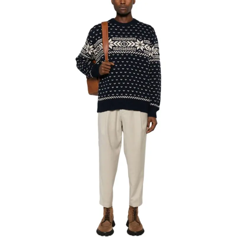 Polo Ralph Lauren Intarsia Patterned Crewneck Jumper-2