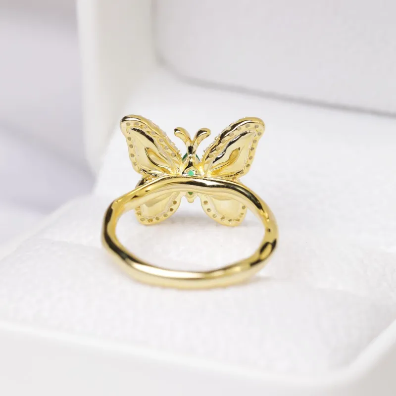 KALAIYIN Ice Glutinous Jadeite Rings Women's-2