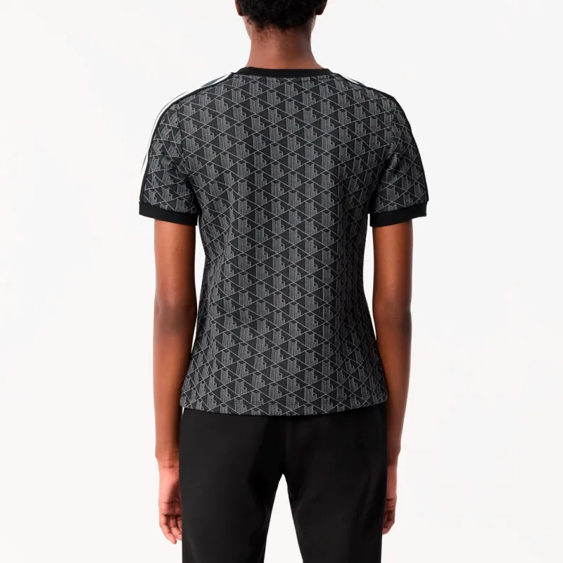 LACOSTE Monogram Jacquard T shirt-2