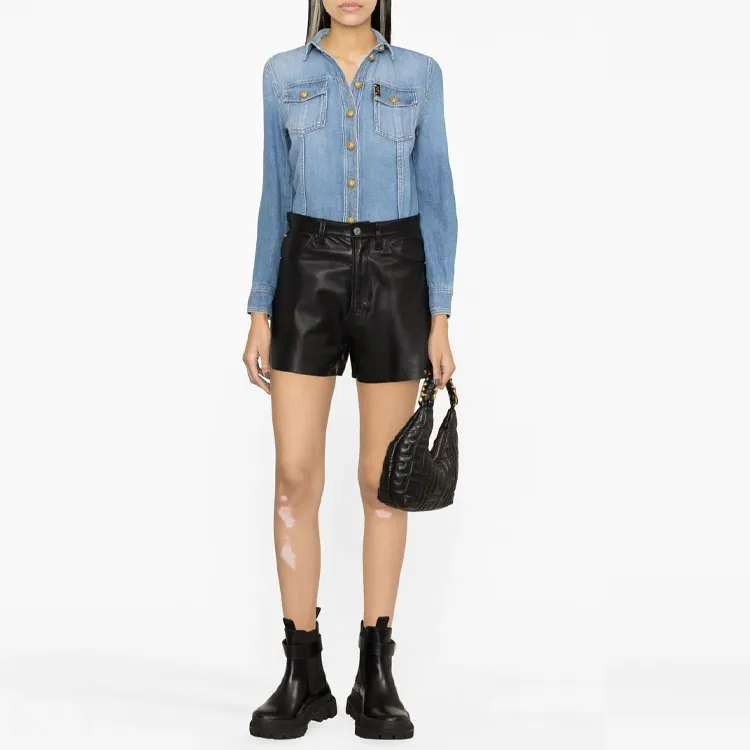 BALMAIN Shirts Women's Blue-1
