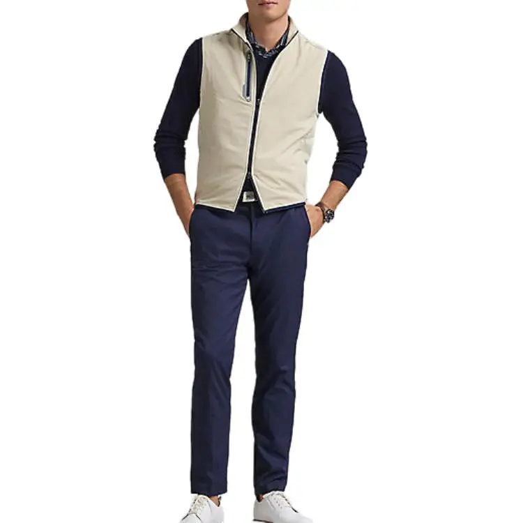 Ralph Lauren FW24 Vest Men's Original Sand Yellow-2