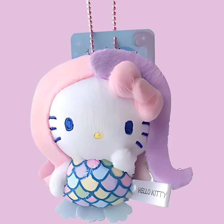 Sanrio Hello Kitty Siren Dolls Plush Pendant 8cm High-3