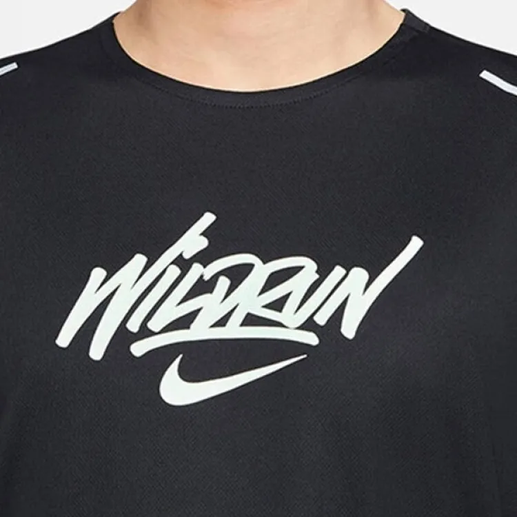 Nike T Shirts Men Black-2