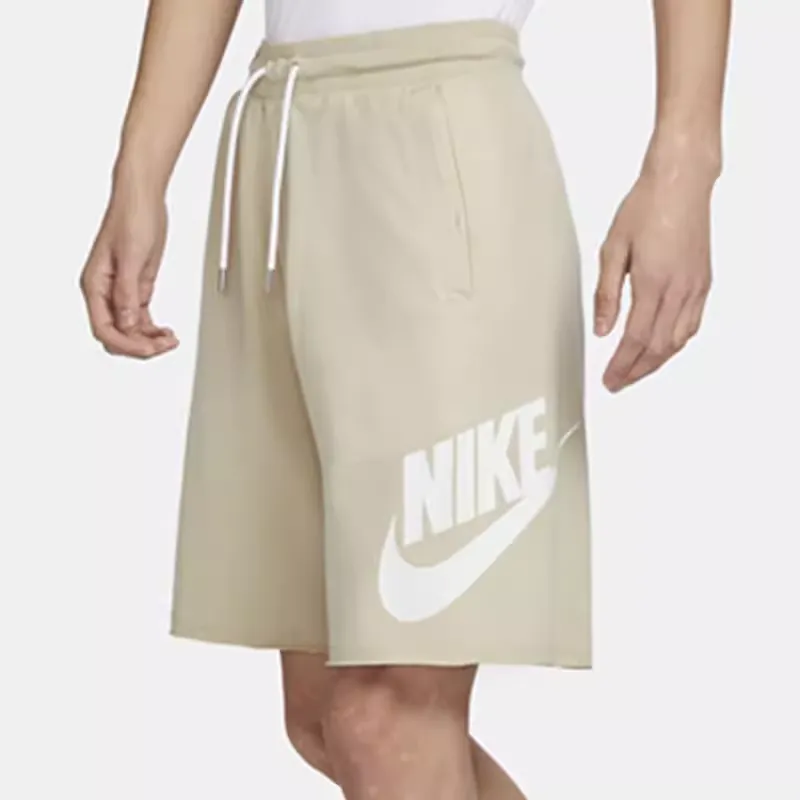 Nike Casual Shorts Men Beige-5