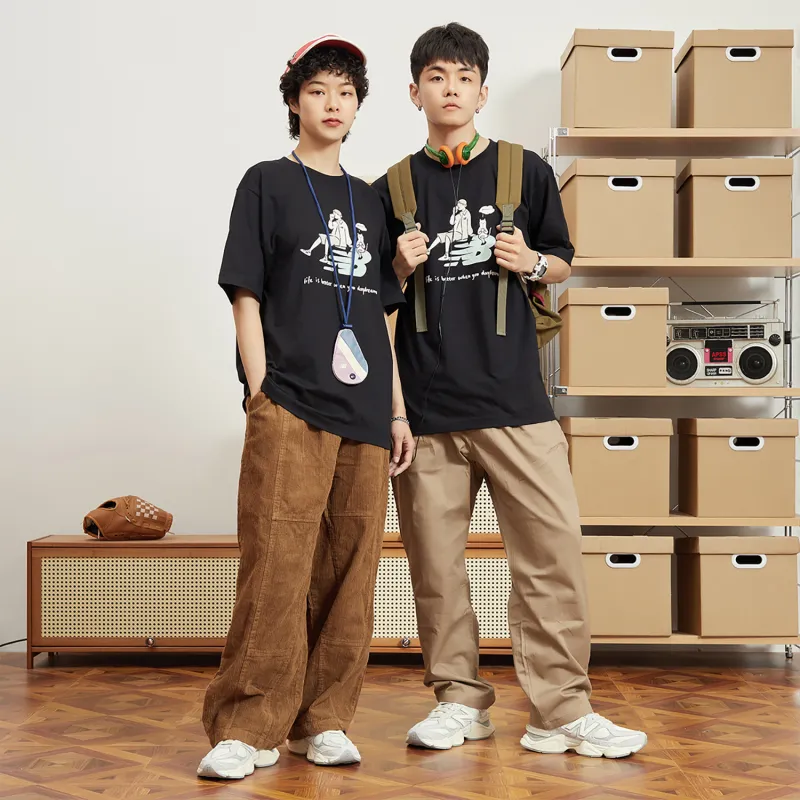 New Balance x PK LIANMINGKUANXILIE New Balance × PK Co branded Series T Shirt Unisex Black-6