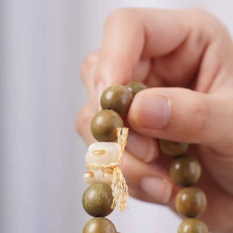 Lordship Green Sandalwood Bracelets Unisex-6