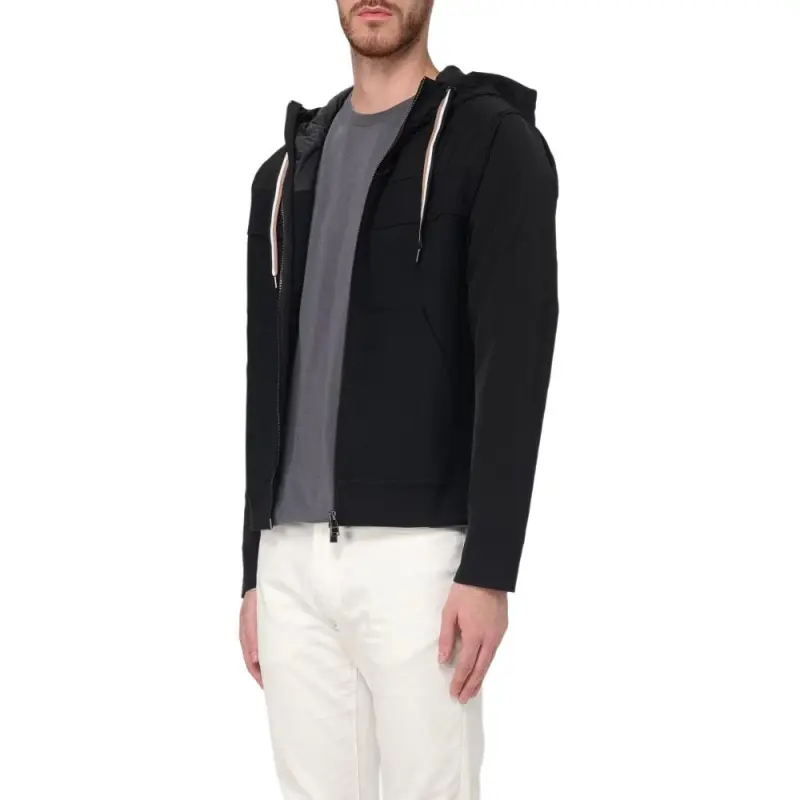 HUGO BOSS Zip Up Drawstring Hoodie-2