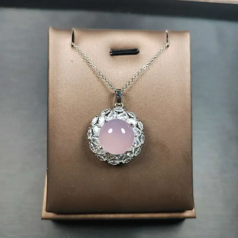 Gifts Chalcedony Necklaces Unisex-4