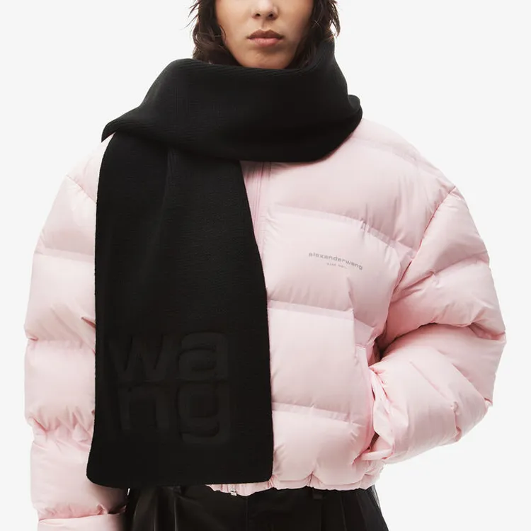 Alexander Wang Compact Deboss Logo Scarf-2