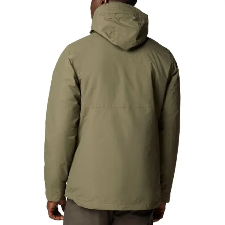 Columbia Water-Resistant Windproof Wear-Resistant Warm Windbreaker Jacket Men's Olive-1