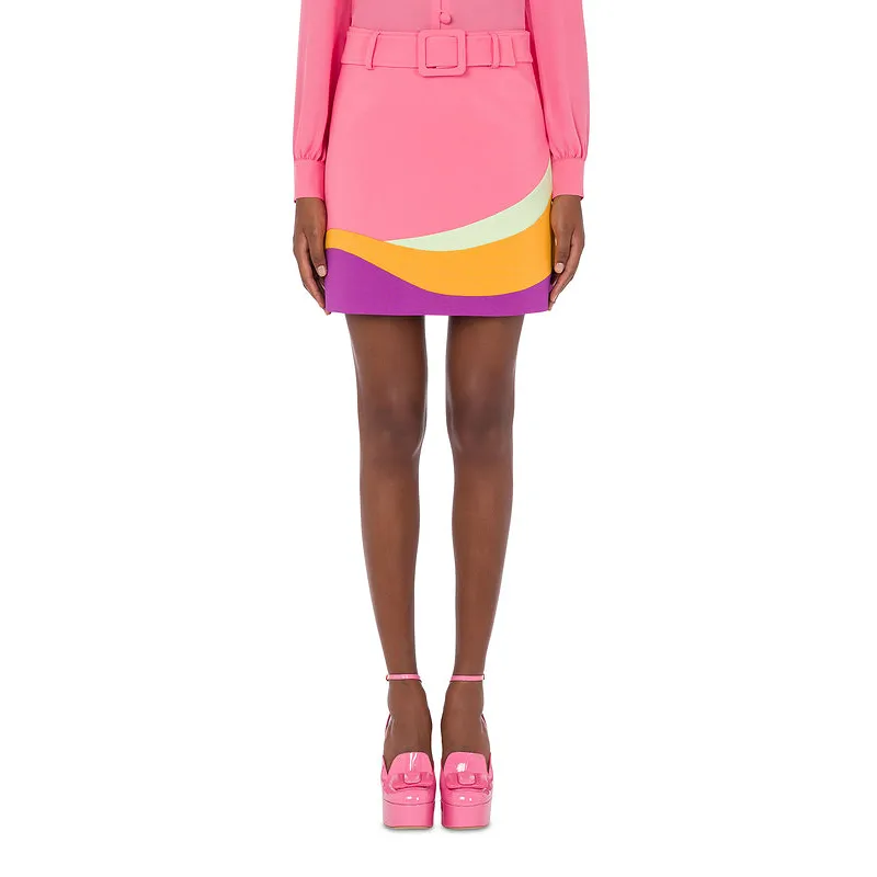 MOSCHINO Casual Short Skirts Women's Pink-1