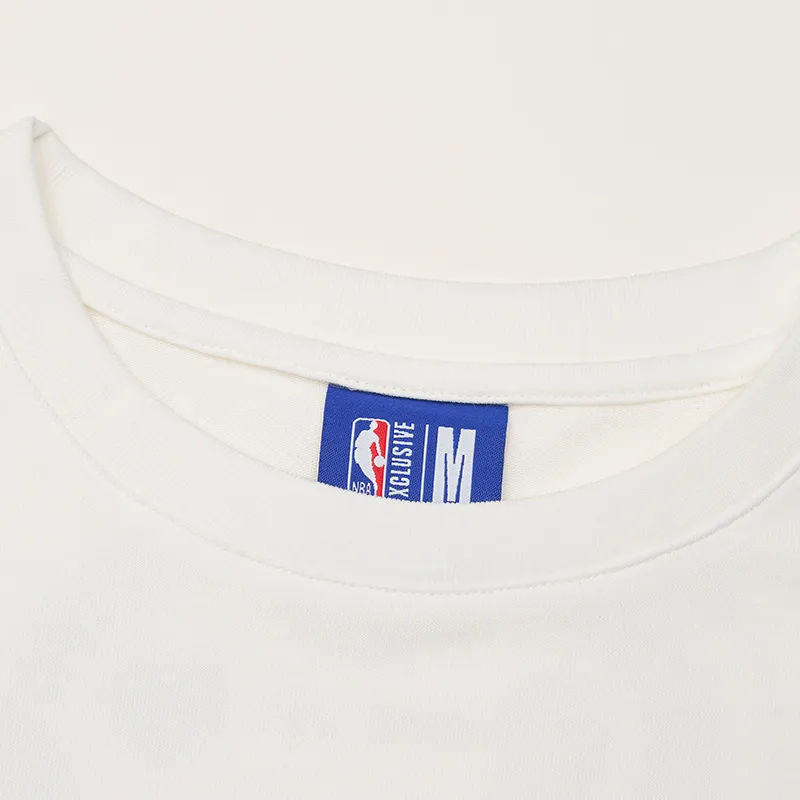 NBA Set-in Sleeve T-Shirt Men's White-4