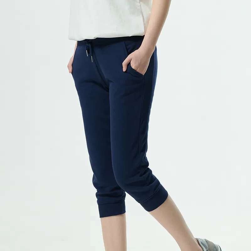 New Balance Knitted Sweatpants Women's Navy Blue-4