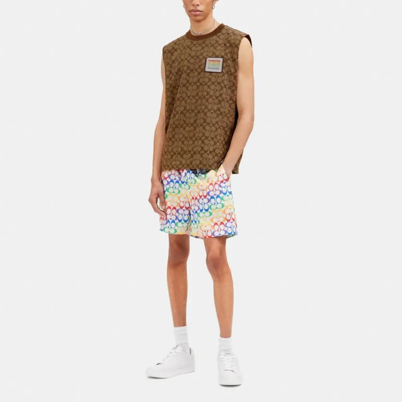 COACH SS23 Tank Tops Men's Brown-2