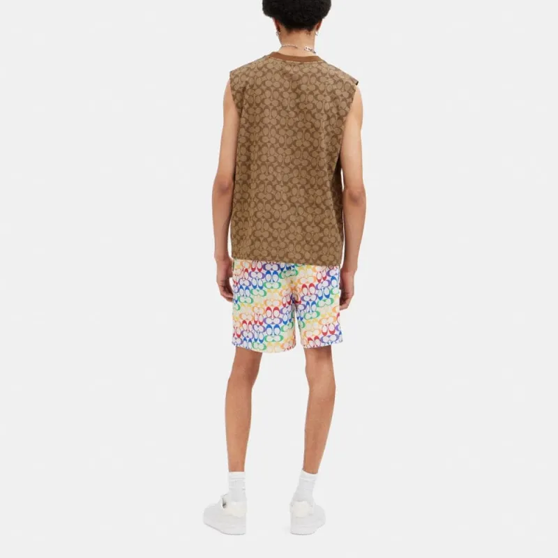 COACH SS23 Tank Tops Men's Brown-3