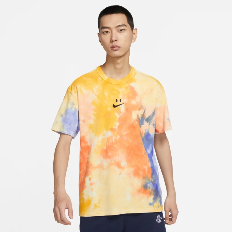 Nike Drop Shoulder Sleeve T Shirt Men's Orange-2