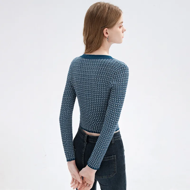 FOREVER 21 Crop Tops Women's Blue-2