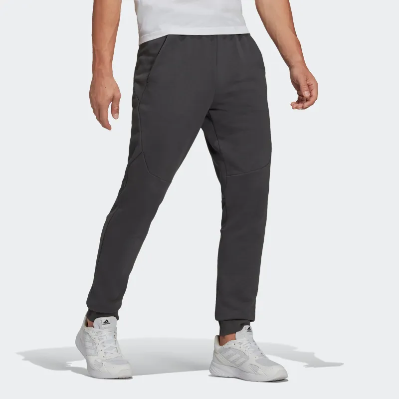 Adidas Knitted Sweatpants Men Dark Gray-1