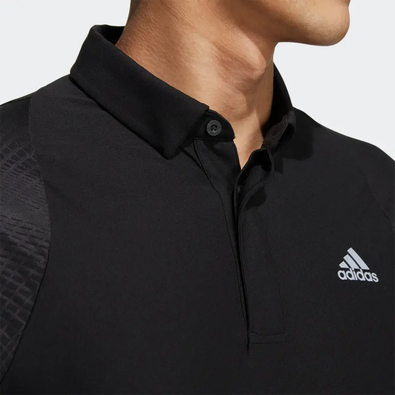 Adidas Polo Shirts Men Black-5