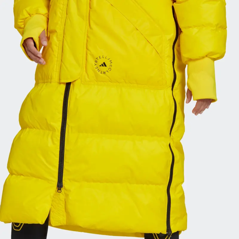 Adidas Puffer Jacket Women's Yellow-3