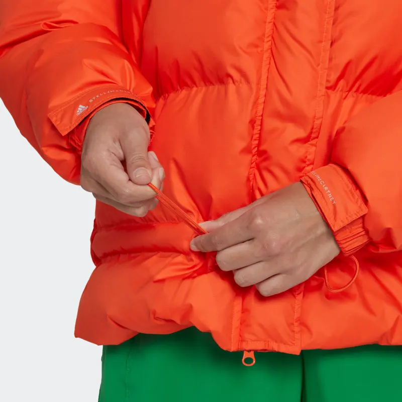 Adidas Puffer Jacket Women's Orange-4