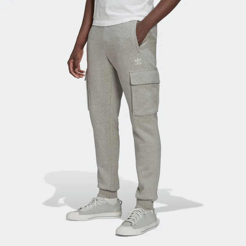 Adidas Originals EssentialESSENTIALS C P Knitted Sweatpants Men's Light Gray-2