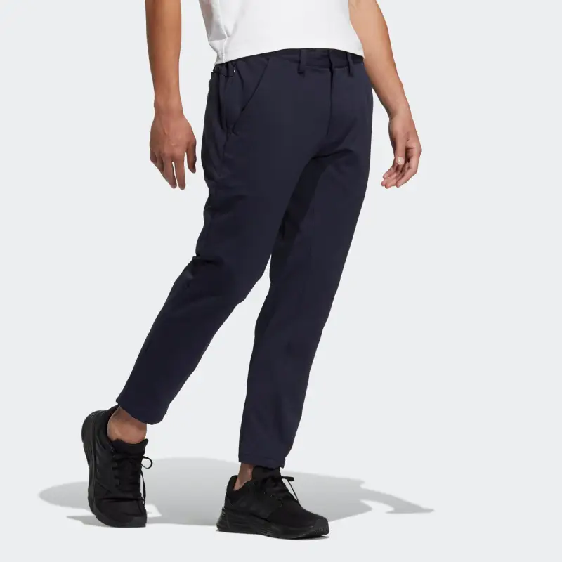 Adidas Knitted Sweatpants Men Blue-3