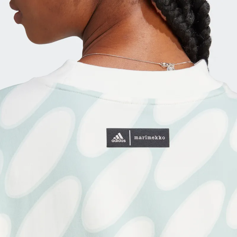 Adidas X Marimekko Regular T Shirt Women's White-4