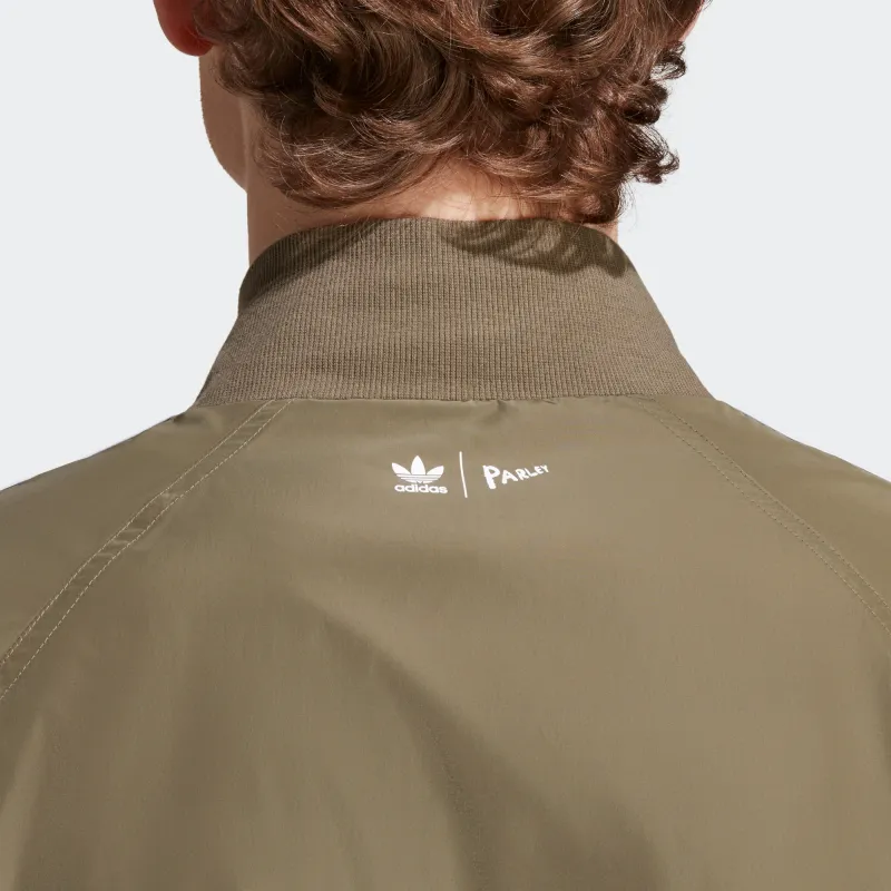 Adidas Originals ADICOLOR PARLEY Jacket Men's Strata Olive Green-4