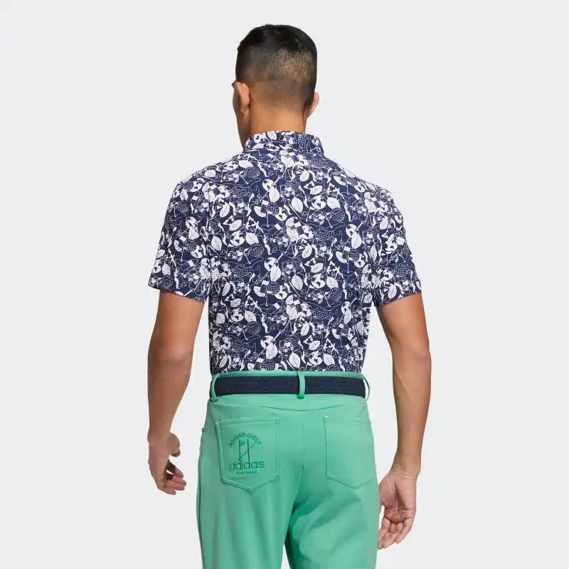 Adidas Shirts Men Sea Blue-2