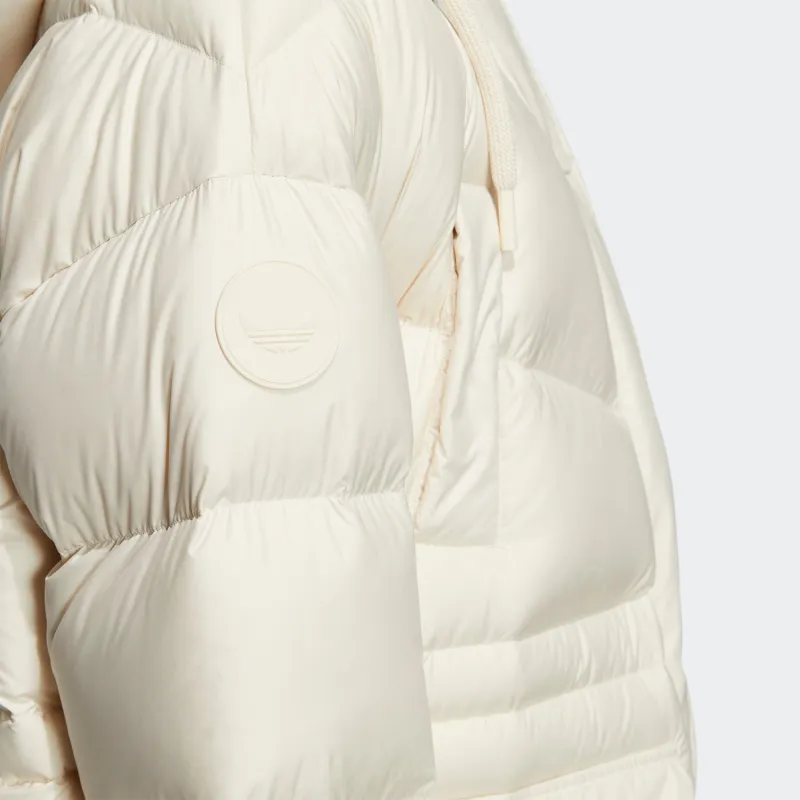 Adidas Originals Clover Series Outfit Down Jacket Women's White-5