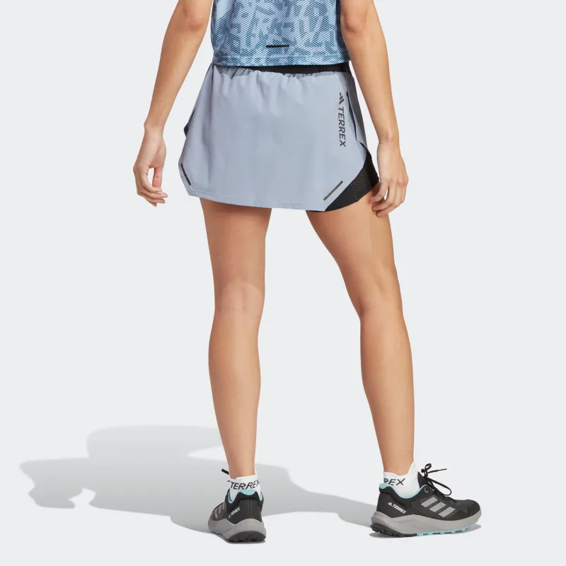 Adidas Casual Short Skirts Women's Gray-1