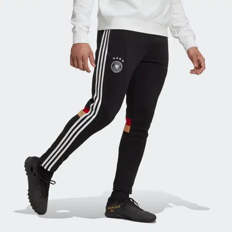 Adidas Knitted Sports Pants Men's Black-3
