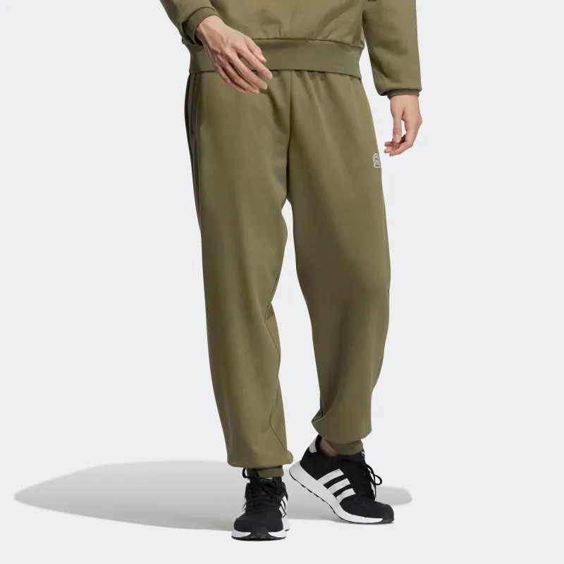 Adidas Neo Knitted Sweatpants Unisex Olive Green-1