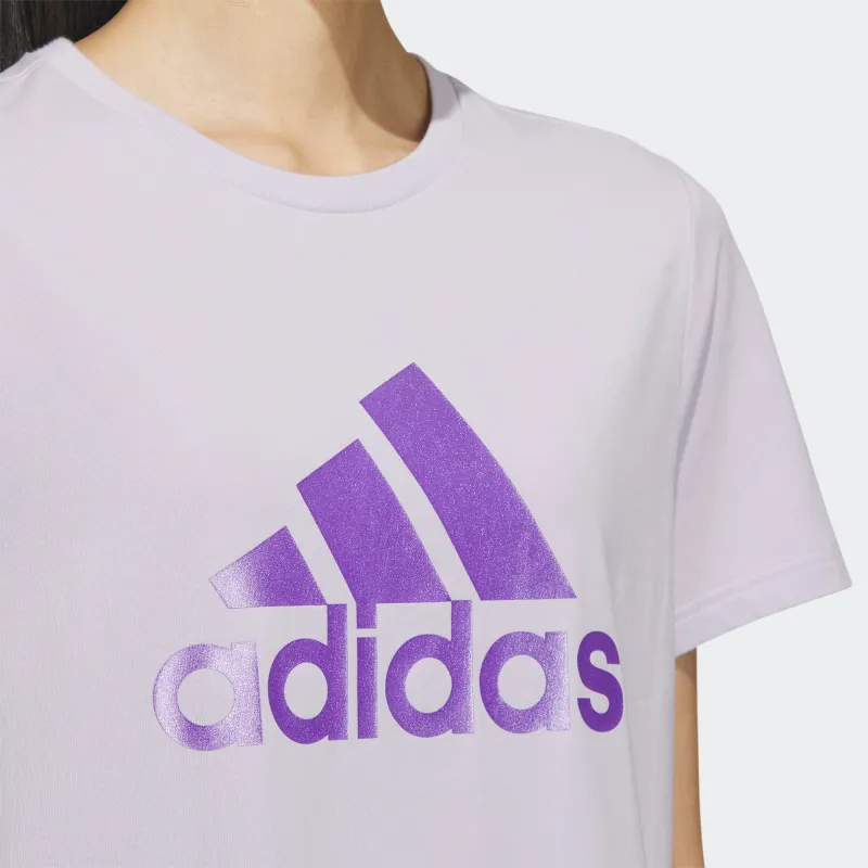 Adidas T Shirt Women's Light Purple-5