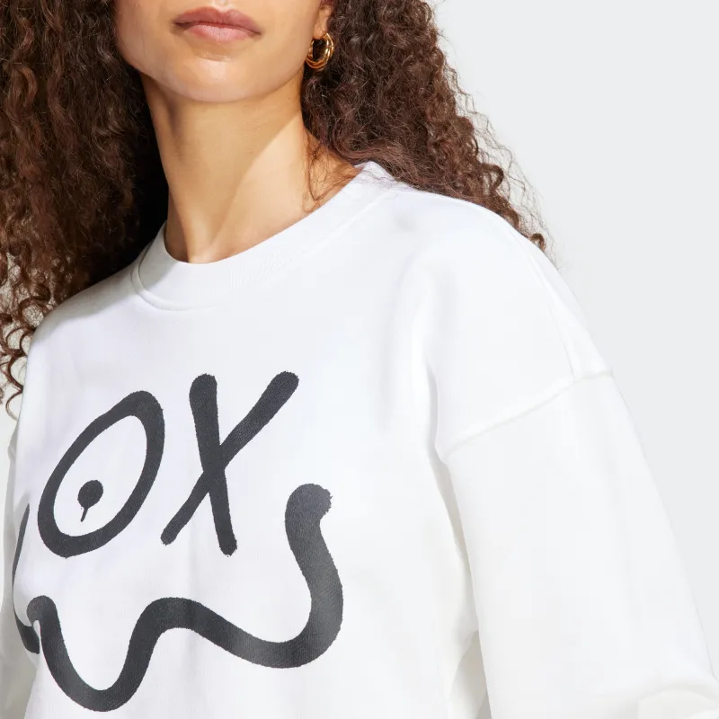 Adidas Originals Sweatshirts Women's White-4