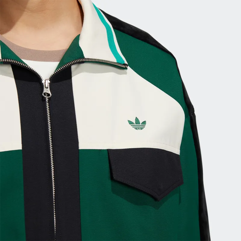 Adidas Originals Jackets Men Dark Green-4