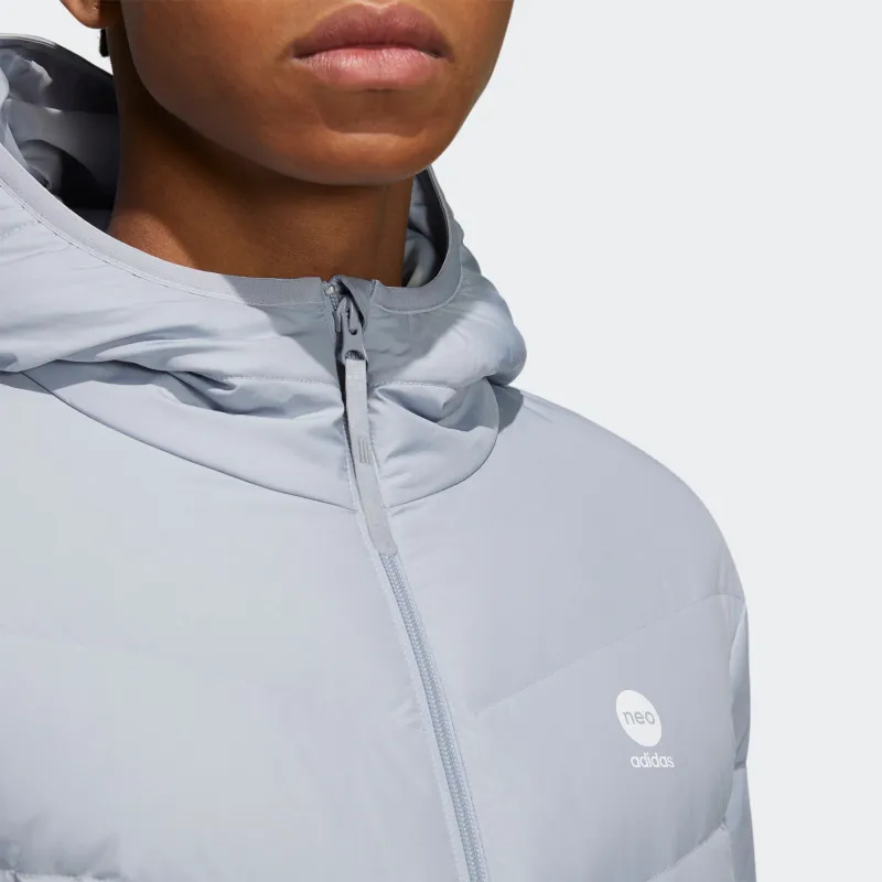 Adidas Neo Down Jackets Unisex Silver Gray-3