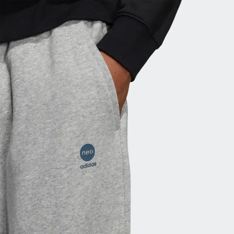 Adidas Neo Knitted Sweatpants Men Gray-4